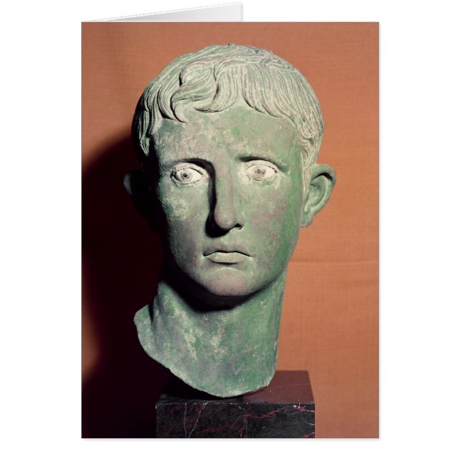 Head from a full length statue of Emperor (Front)