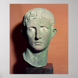 Head from a full length statue of Emperor Poster