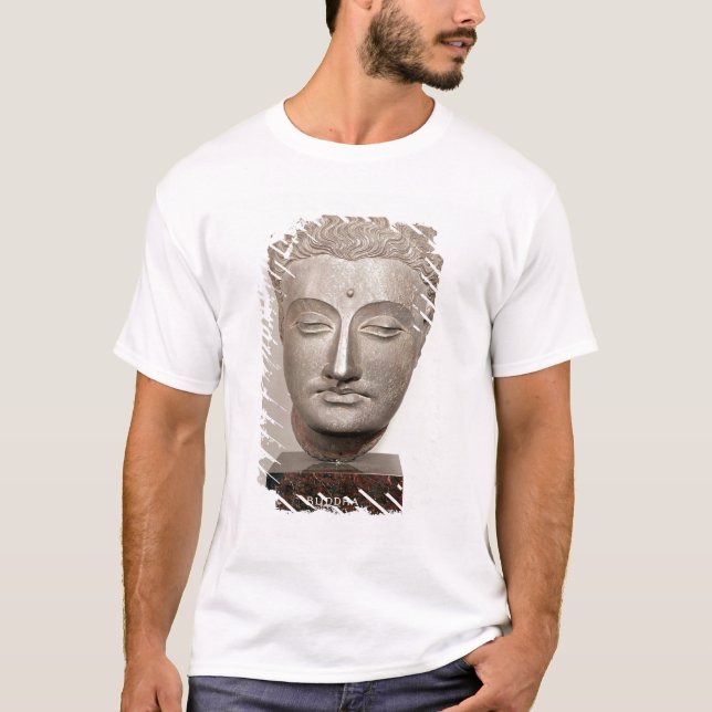 Head from a statue of the Buddha, from T-Shirt (Front)