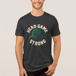 Head Game Strong Cool Golf Cap Tri-Blend Shirt