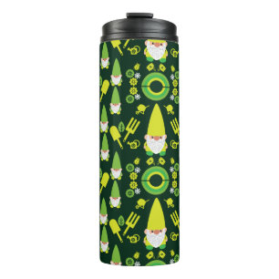 Head Garden Gnome Gardener Thermal Tumbler