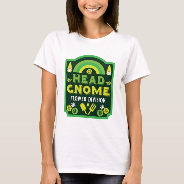 Head Garden Gnome T-Shirt (Front)