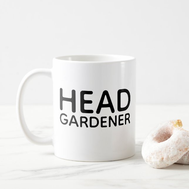 Head Gardener coffee mug (With Donut)