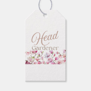 Head Gardener Floral Mother’s Day & Birthday Gift Tags