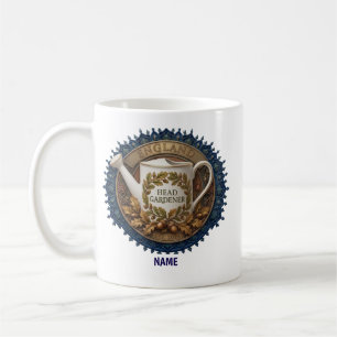 Head Gardener Personalised British Heritage Wate Coffee Mug