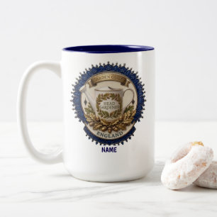 Head Gardener Personalised British Heritage Wate Two-Tone Coffee Mug