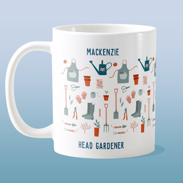 Head Gardener Personalised Coffee Mug (Creator Uploaded)