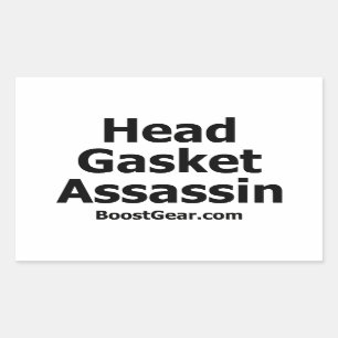 Head Gasket Assassin Sticker by BoostGear.com
