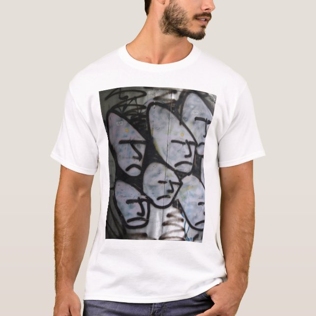 Head Graffiti, Basel, Switzerland T-Shirt (Front)