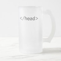 head </head> html tag beer mug