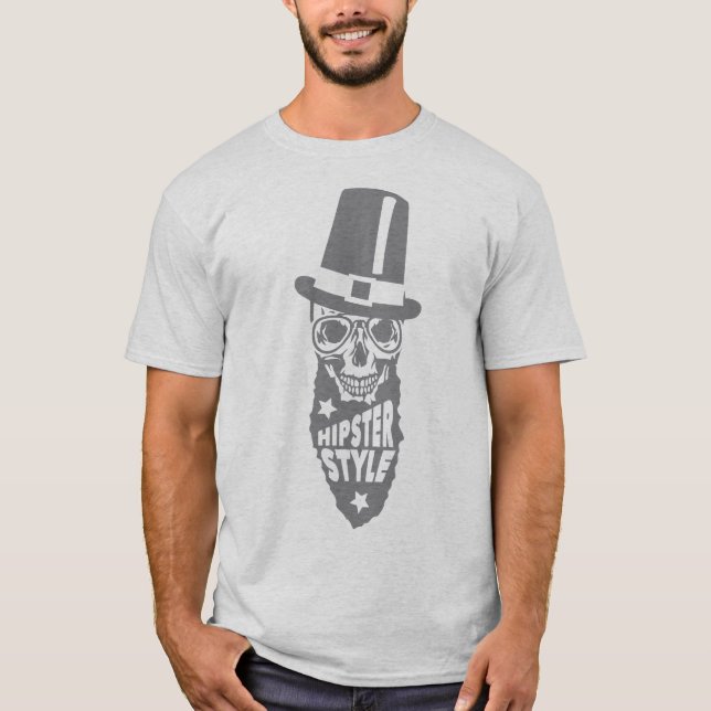 head hipster style citation hat T-Shirt (Front)