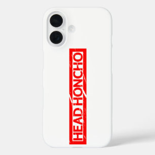 Head Honcho Stamp iPhone 16 Case