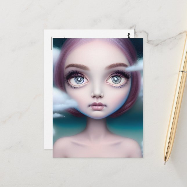 Head in the Clouds Postcard (Front/Back In Situ)