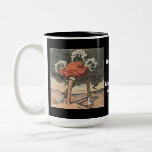 Head in the Sand Republican Party Two-Tone Coffee Mug