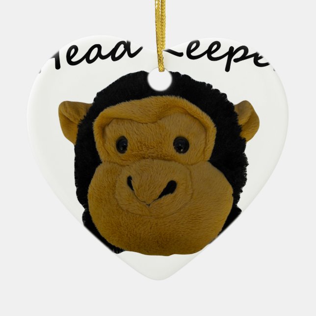 Head Keeper Ceramic Tree Decoration (Front)