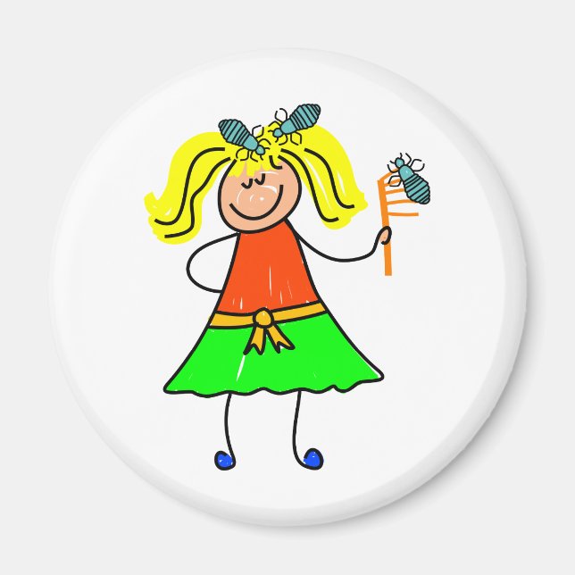 Head Lice Kid Magnet (Front)