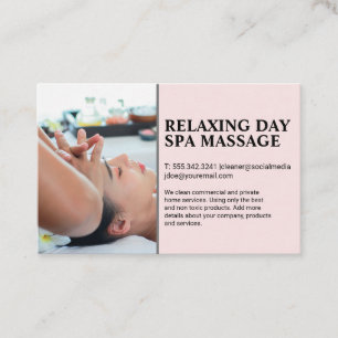 Head Massage Day Spa Business Card