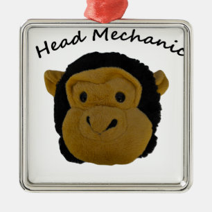 Head Mehanic Metal Tree Decoration