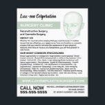 Head Model, Plastic Surgeon, Plastic Surgery Flyer<br><div class="desc">Head Model,  Plastic Surgeon,  Plastic Surgery Advertising Flyers By The Business Card Store.</div>