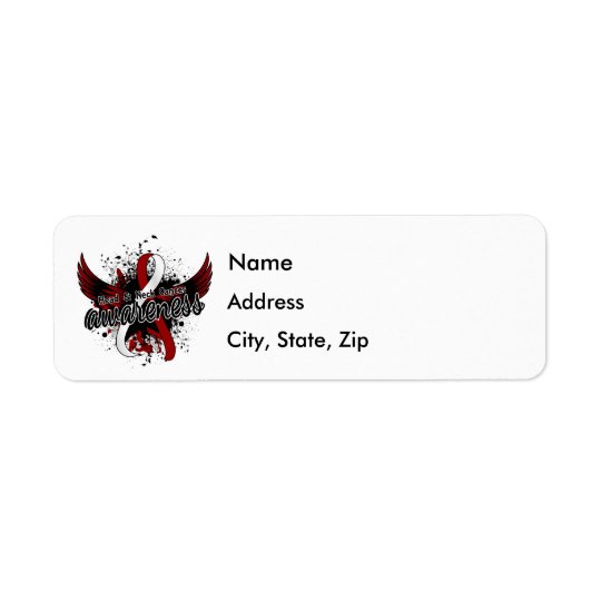 Head Neck Cancer Awareness 16 Return Address Label