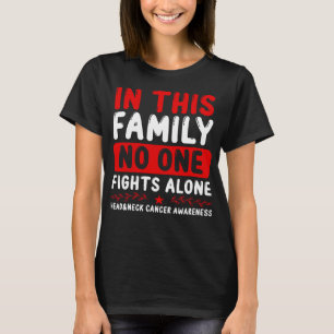 Head&Neck Cancer Awareness Ribbon Cancer Warrior T-Shirt