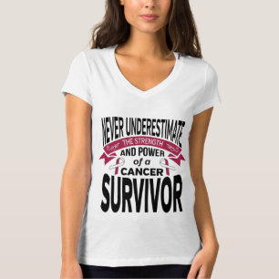 Head Neck Cancer Never Underestimate Strength T-Shirt