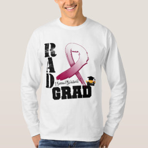 Head Neck Cancer Radiation Therapy RAD Grad T-Shirt