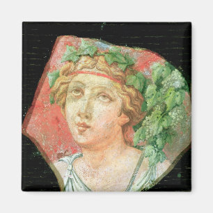 Head of a bacchante magnet