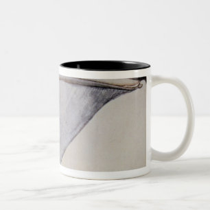 Head of a Brown Pelican Two-Tone Coffee Mug
