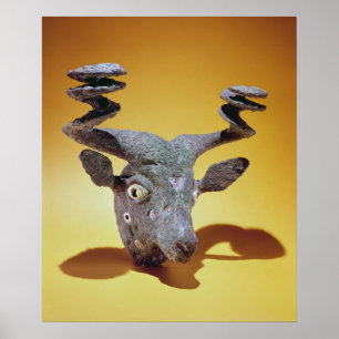 Head of a Bull, from Iraq, c.2000 BC Poster