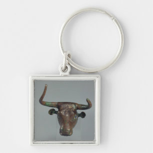 Head of a bull, with Royal Sumerian inscription, m Key Ring