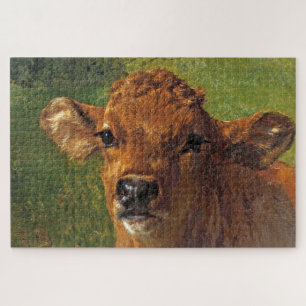 Head of a Calf (by Rosa Bonheur) Jigsaw Puzzle