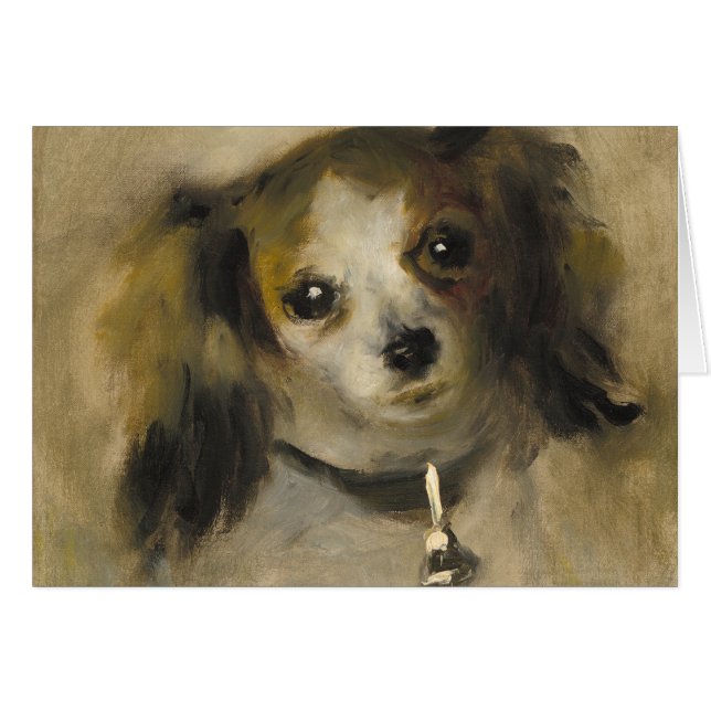 Head of a Dog, 1870 (oil on canvas) (Front Horizontal)