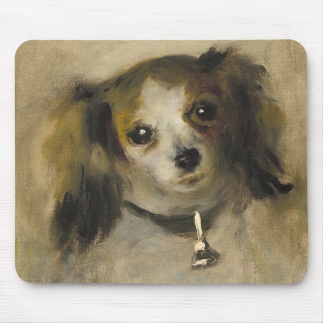 Head of a Dog, 1870 (oil on canvas) Mouse Mat (Front)