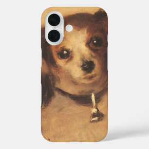 Head of a Dog by Pierre Renoir, Vintage Fine Art iPhone 16 Case