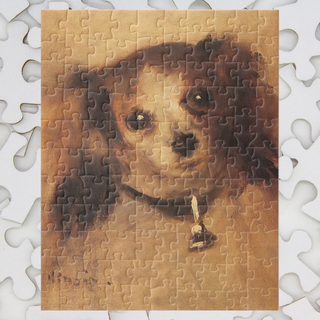 Head of a Dog by Pierre Renoir, Vintage Fine Art Jigsaw Puzzle (Creator Uploaded)