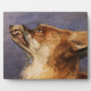 Head of a Fox Plaque