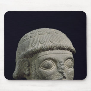 Head of a god, from Barak in Turkey Mouse Mat