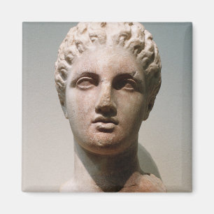 Head of a goddess, 4th century B.C. Magnet