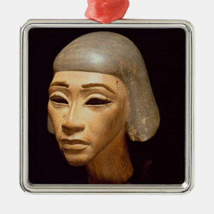 Head of a Harpist, from Tell El-Amarna, c.1370-136 Metal Tree Decoration