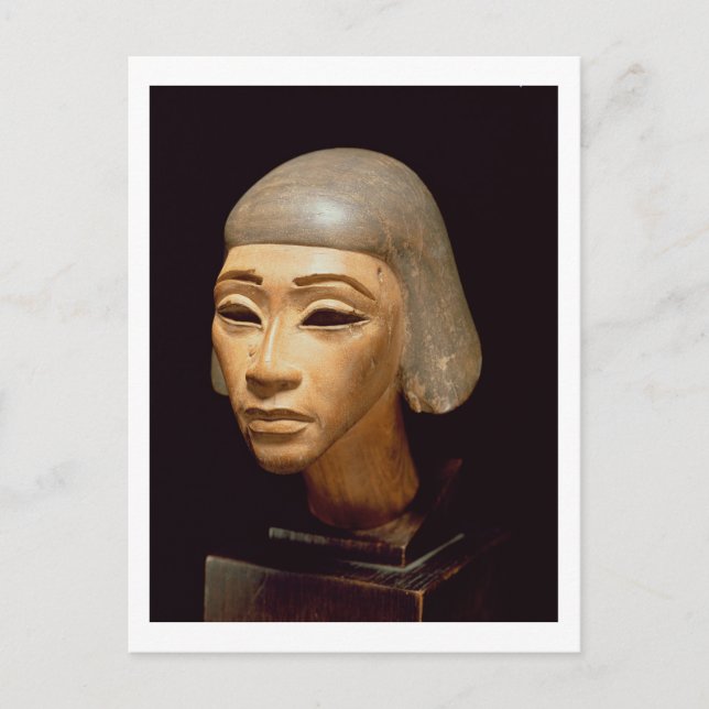 Head of a Harpist, from Tell El-Amarna, c.1370-136 Postcard (Front)