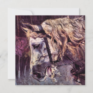 Head of a Horse by Giovanni Boldini, Vintage Art