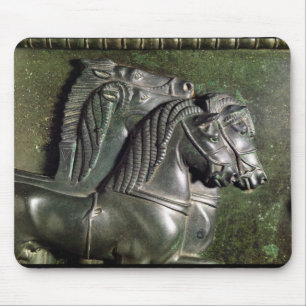 Head of a horse from a quadriga mouse mat