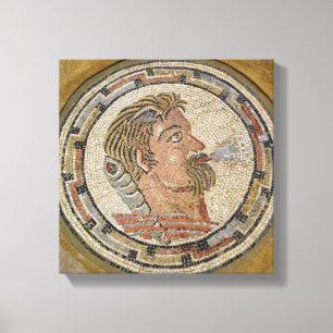 Head of a man 2 canvas print