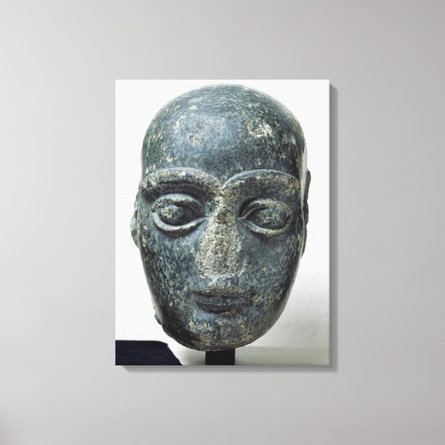Head of a man canvas print (Front)