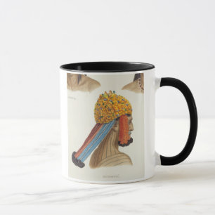 Head of a man from the Mundrucu tribe, from 'Trave Mug