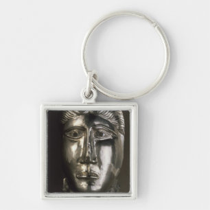 Head of a man, Gallo-Roman, 2nd-3rd century AD (si Key Ring