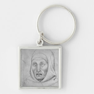 Head of a monk, from the The Vallardi Album Key Ring