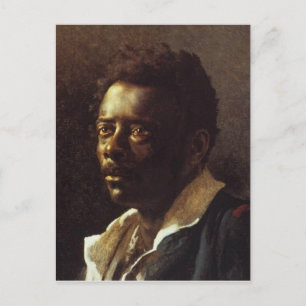 Head of a Negro by Theo Gericault Postcard