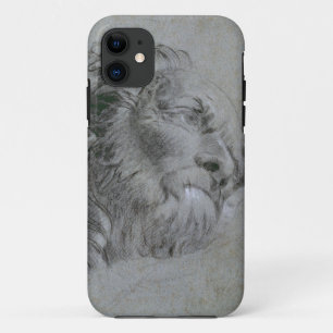 Head of a River-God, c.1751 (black chalk heightene iPhone 11 Case